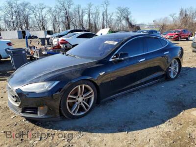 2013 Tesla MODEL S, черный — VIN 5YJSA1CG6DFP08040, Copart
