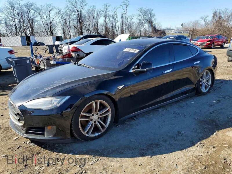 2013 Tesla MODEL S (VIN 5YJSA1CG6DFP08040) — фото 1 из 12, Copart, повреждение: передняя часть
