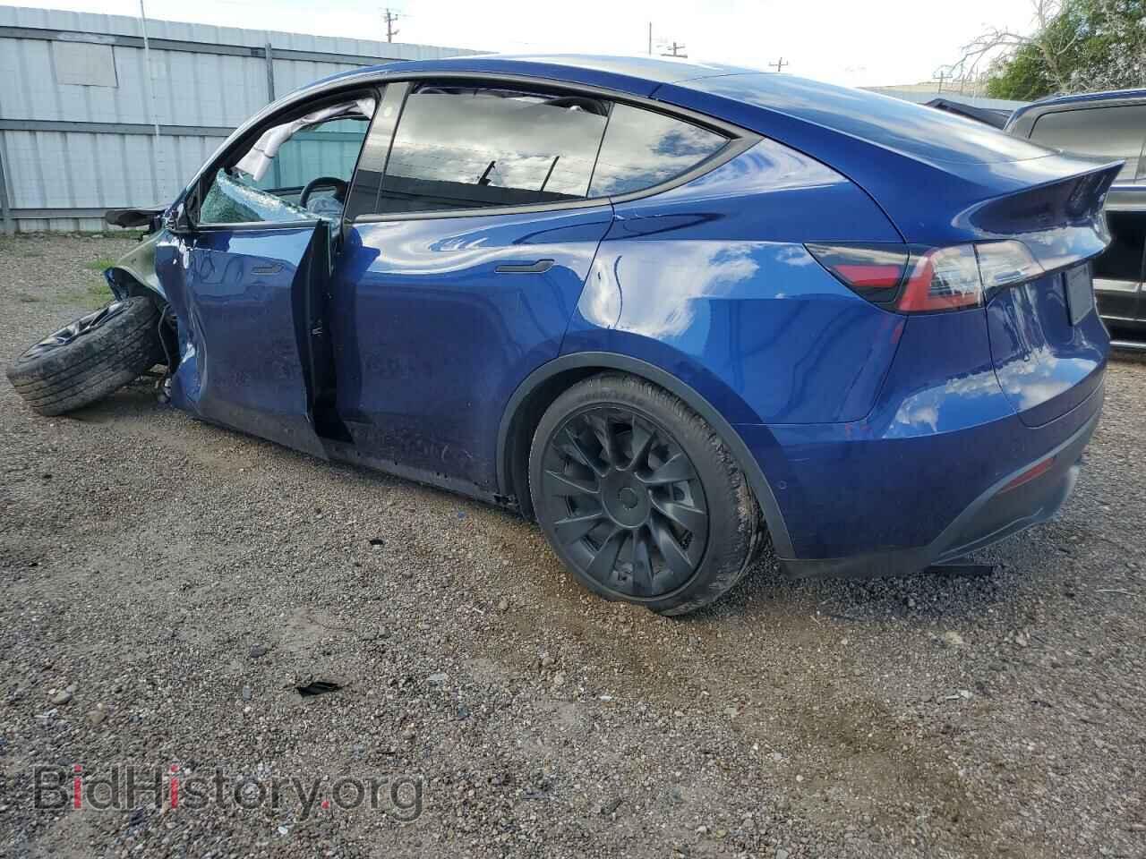 2022 TESLA MODEL Y - VIN: 7SAYGDEE8NA003845 - Фото 2