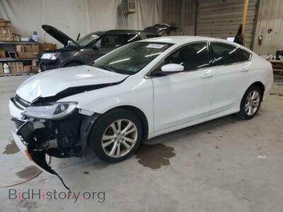 2015 Chrysler 200 Limited, белый — VIN 1C3CCCAB7FN695504, Copart