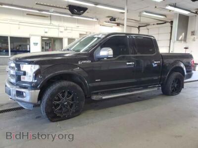 2015 Ford F150 Supercrew, черный — VIN 1FTEW1EG9FFB85445, Copart