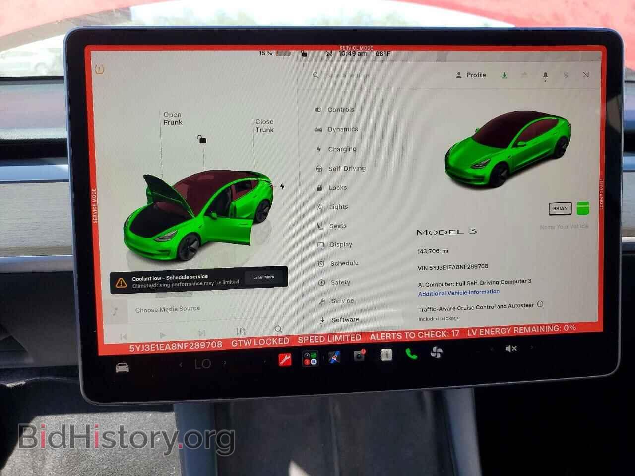2022 TESLA MODEL 3 - VIN: 5YJ3E1EA8NF289708 - Photo 9
