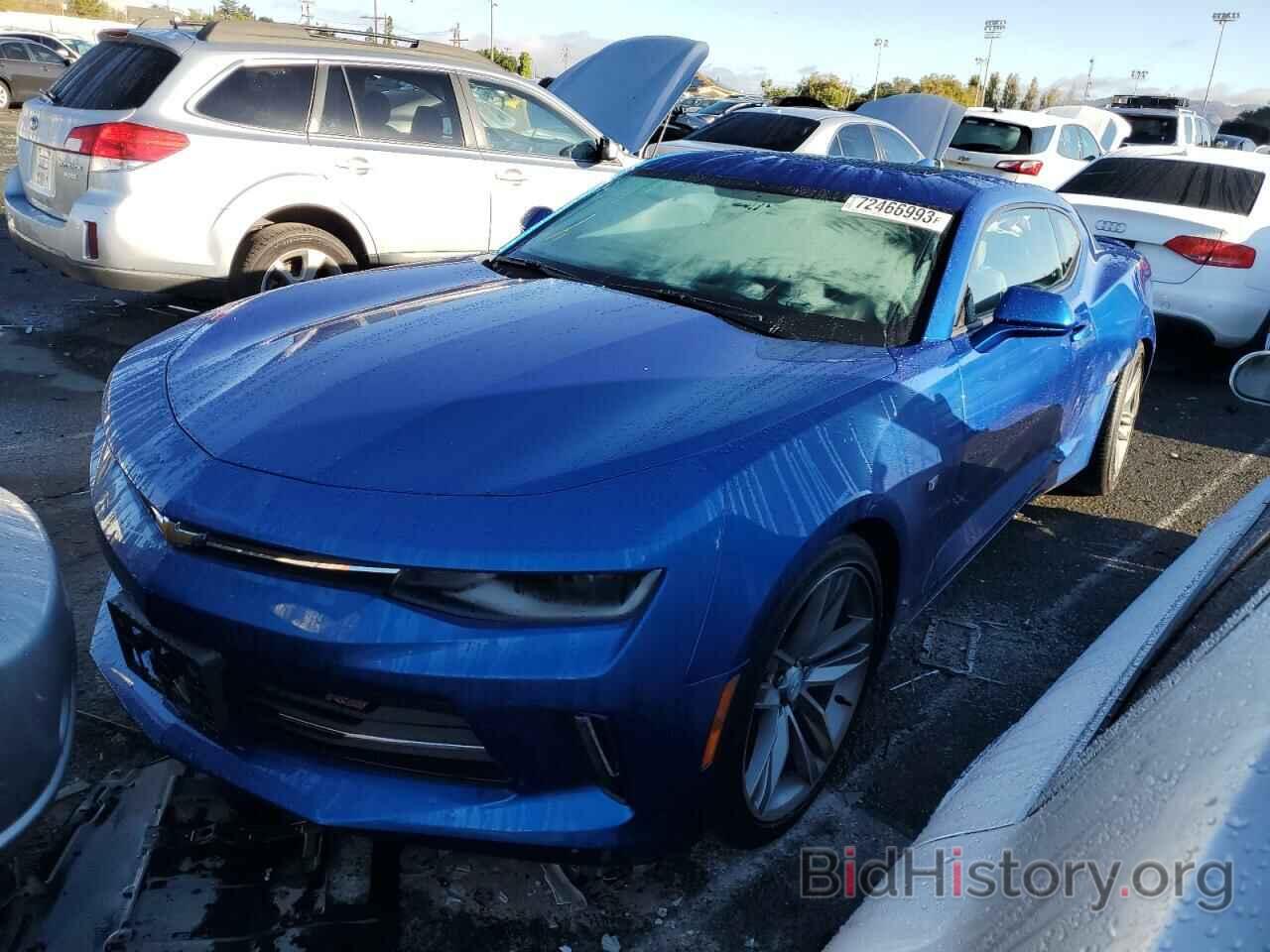 Chevrolet Camaro 2016 синяя