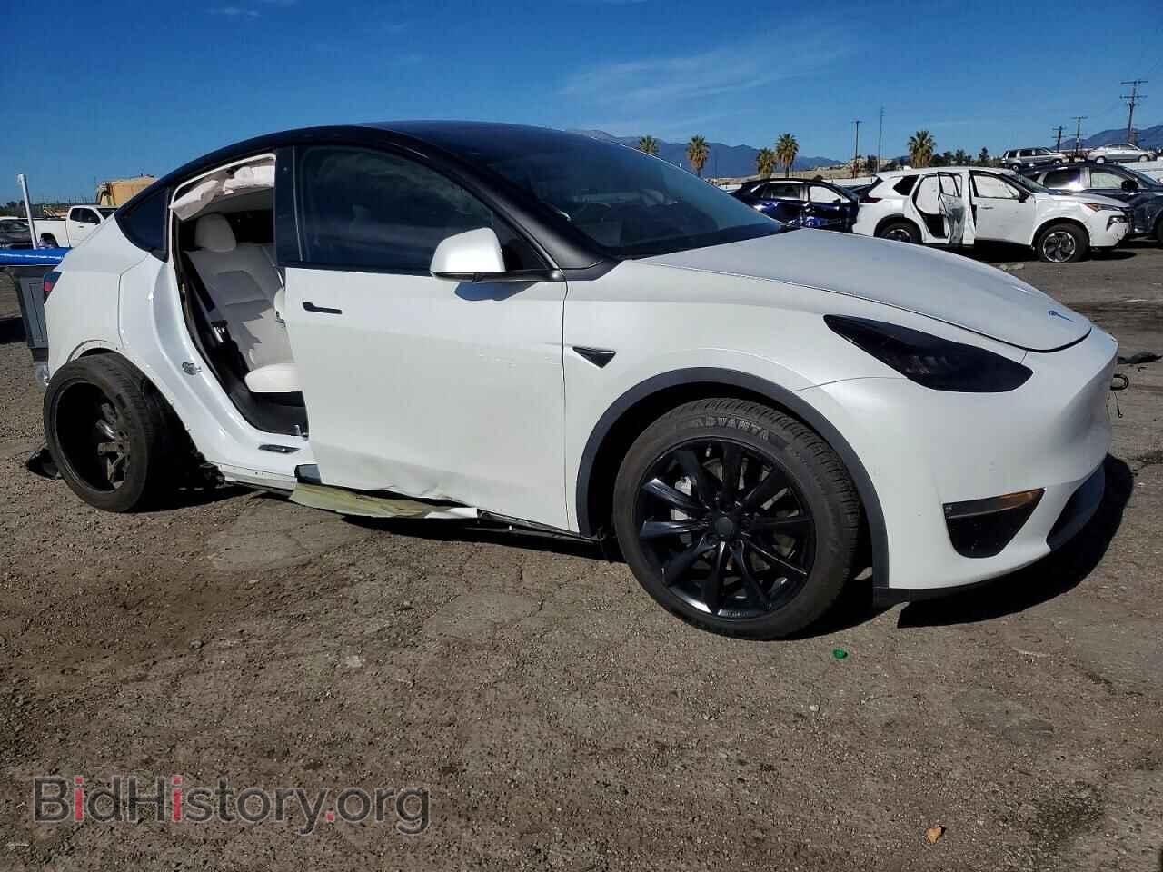 2022 TESLA MODEL Y - VIN: 7SAYGDEE5NF411447 - Фото 4