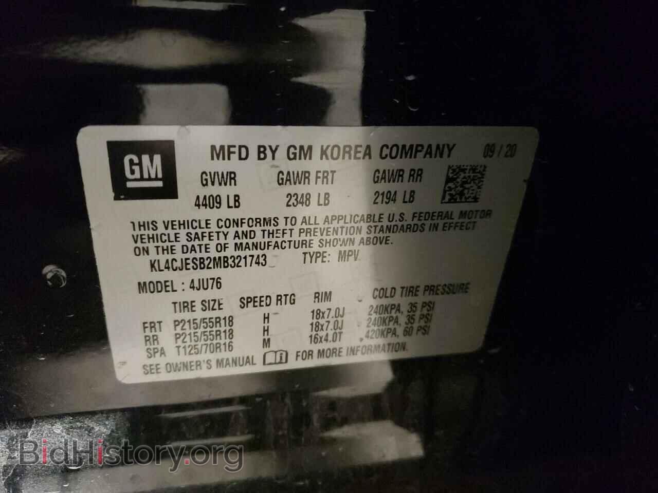 2021 BUICK ENCORE - VIN: KL4CJESB2MB321743 - Photo 12