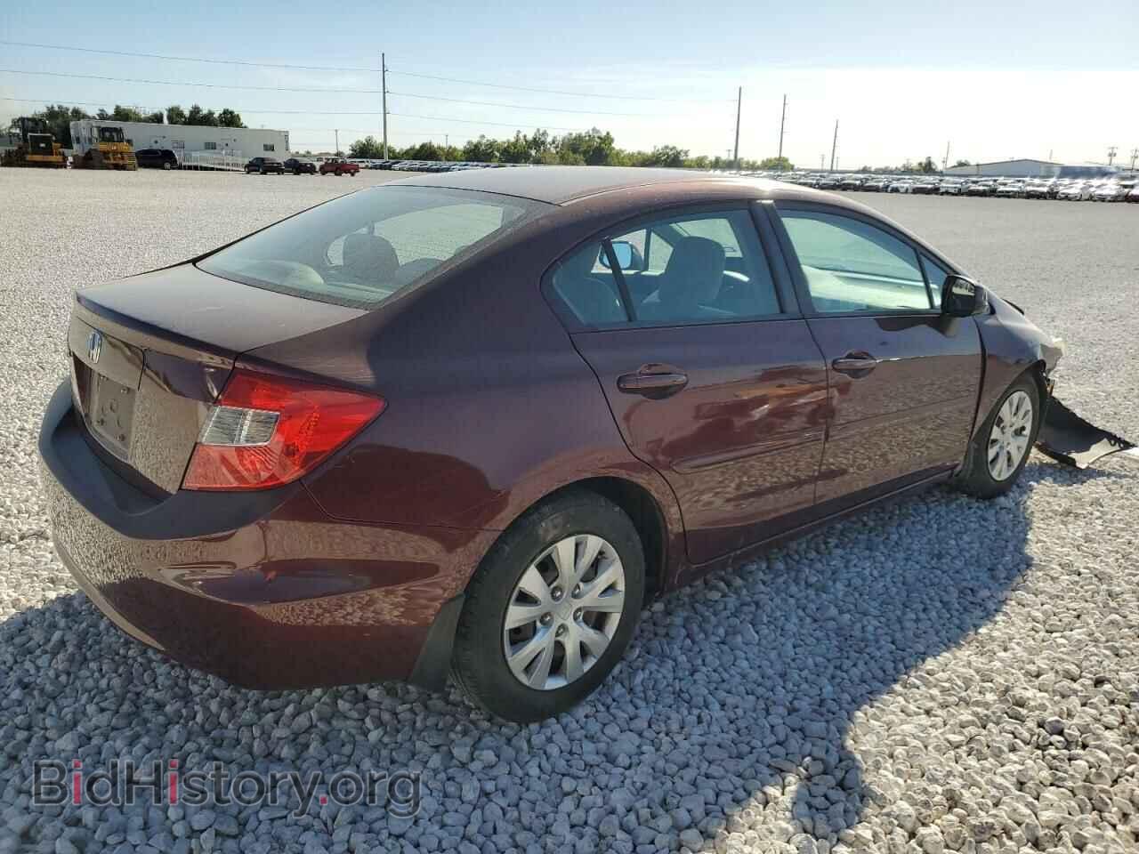 2012 HONDA CIVIC - VIN: 19XFB2F51CE072792 - Фото 3