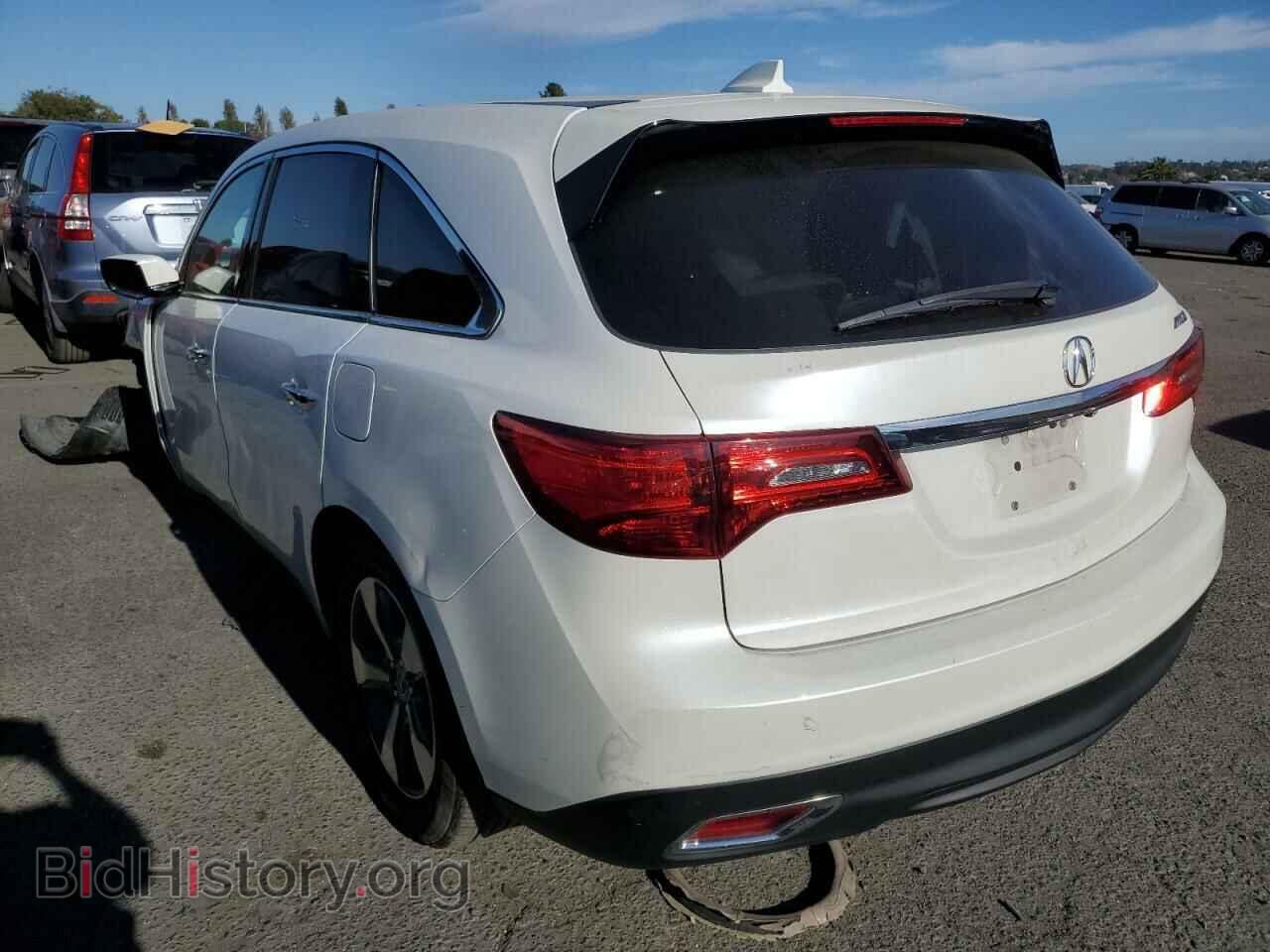 2014 ACURA MDX - VIN: 5FRYD3H20EB002739 - Фото 2