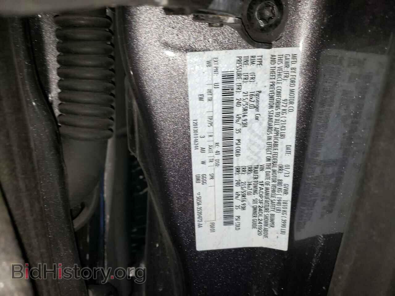 2013 FORD FOCUS - VIN: 1FADP3F24DL241920 - Фото 12