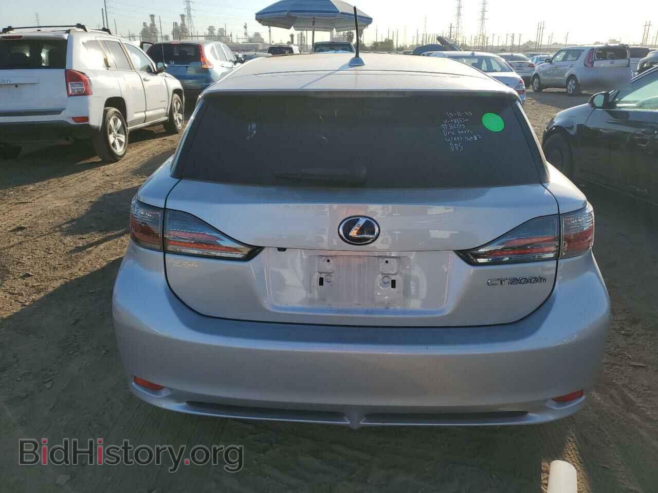 2012 LEXUS CT 200 - VIN: JTHKD5BH7C2088520 - Фото 6