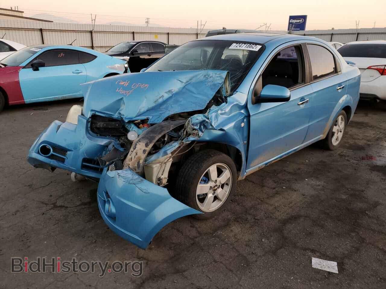 Photo KL1TD56617B144737 - CHEVROLET AVEO 2007
