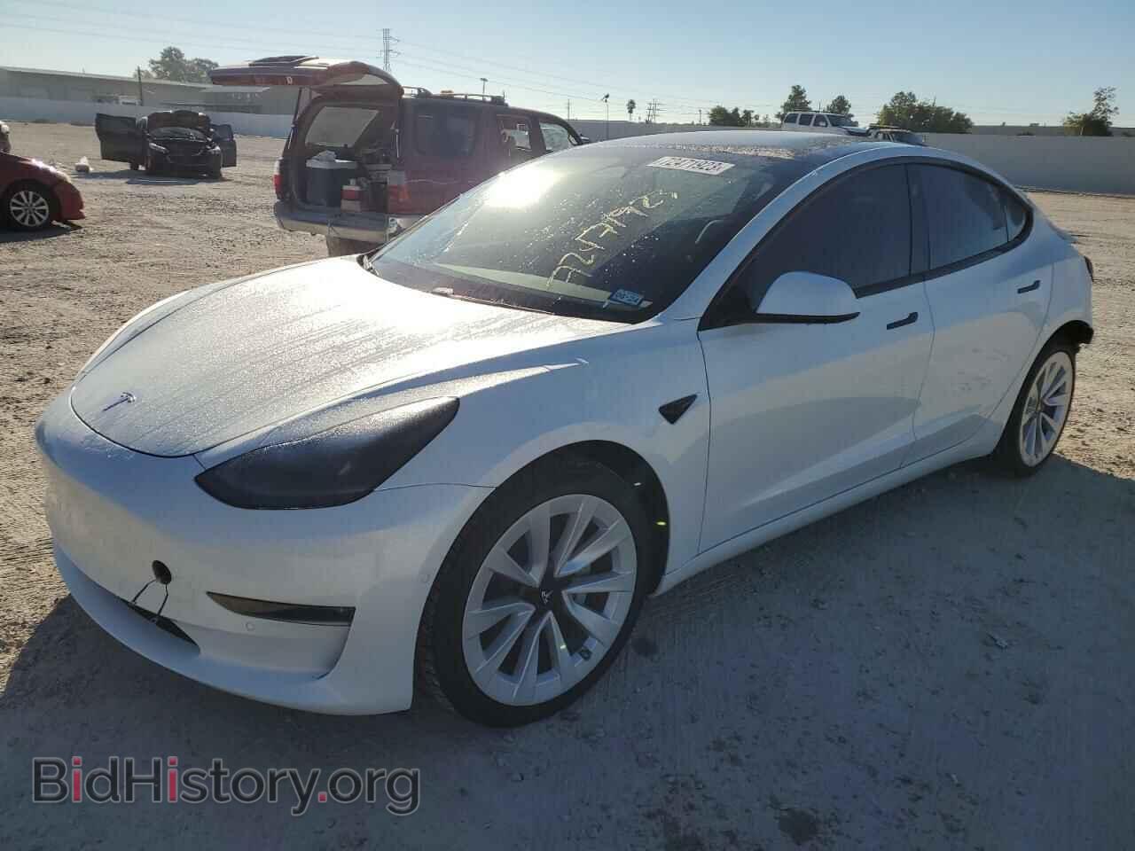 Photo 5YJ3E1EB2MF980546 - TESLA MODEL 3 2021