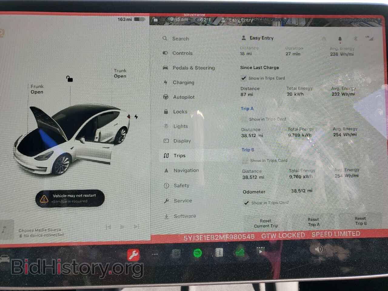 2021 TESLA MODEL 3 - VIN: 5YJ3E1EB2MF980546 - Фото 9