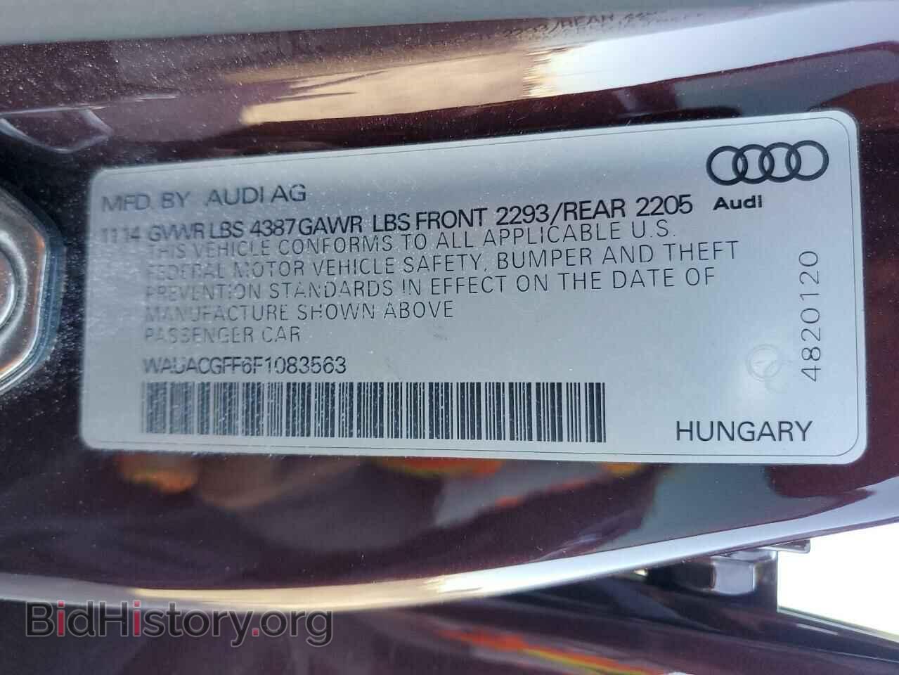 2015 AUDI A3 - VIN: WAUACGFF6F1083563 - Фото 12