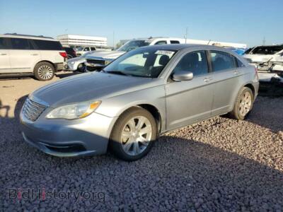 2013 Chrysler 200 LX, silver — VIN 1C3CCBAB3DN648011, Copart