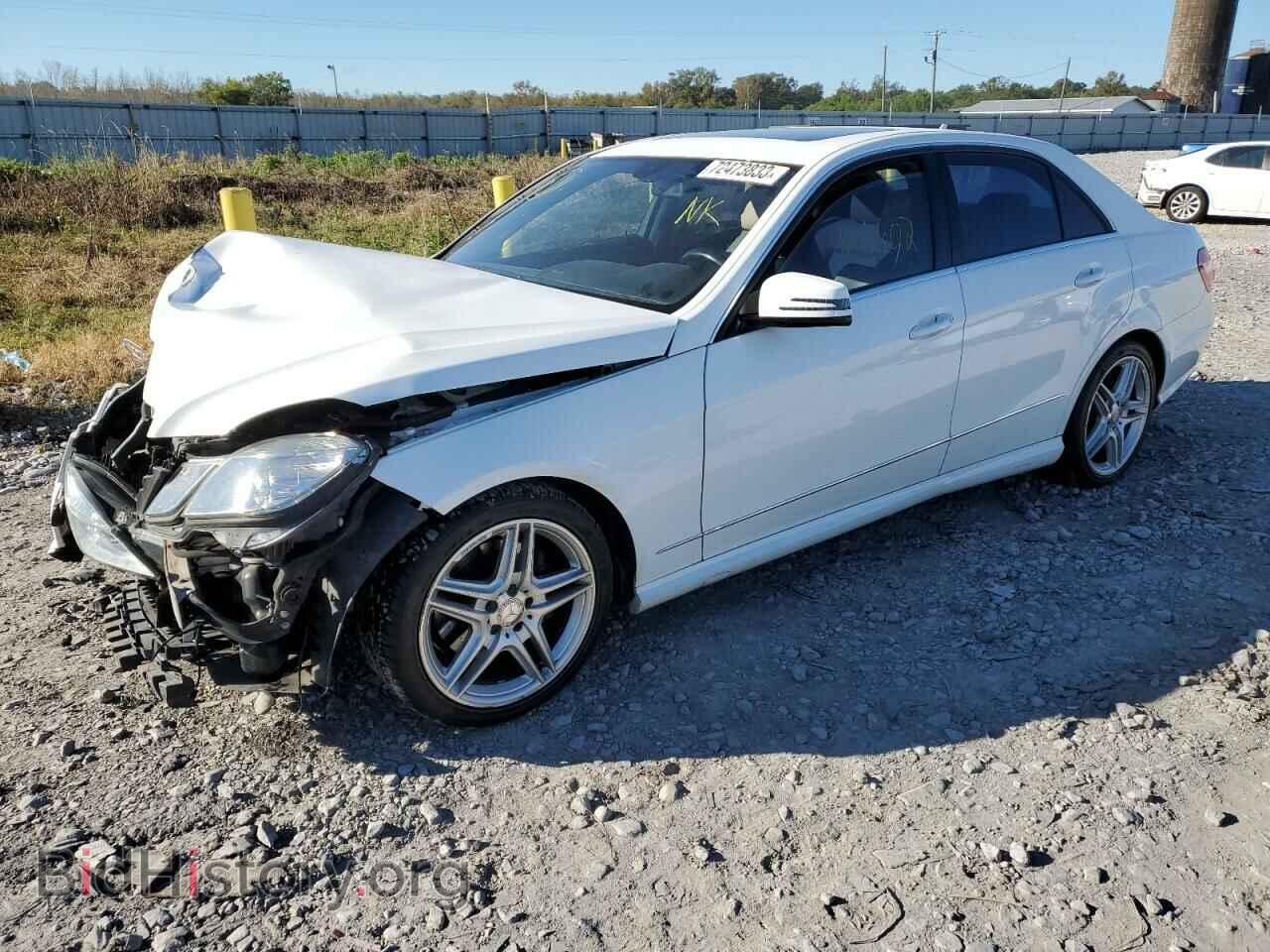 Photo WDDHF8JB9DA741057 - MERCEDES-BENZ E-CLASS 2013
