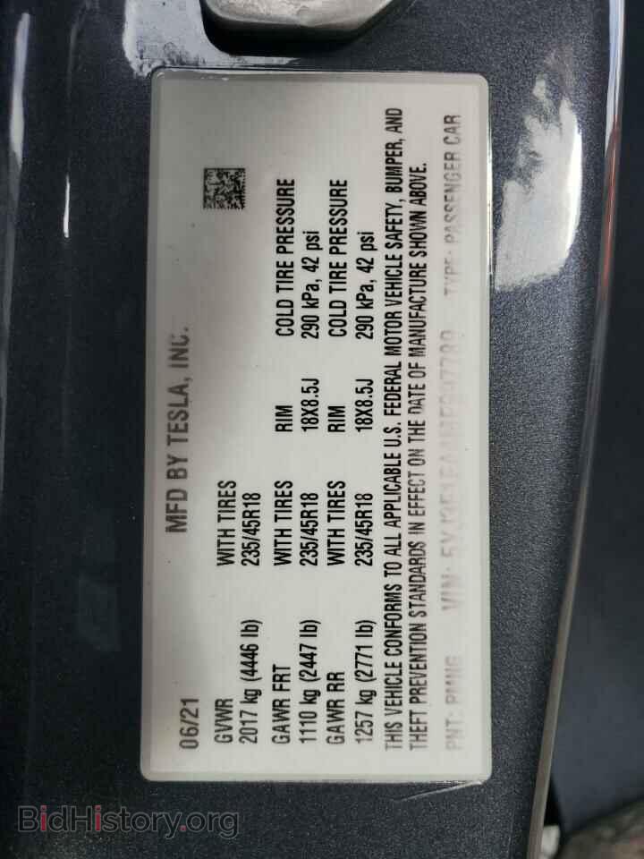 2021 TESLA MODEL 3 - VIN: 5YJ3E1EA4MF997789 - Photo 12