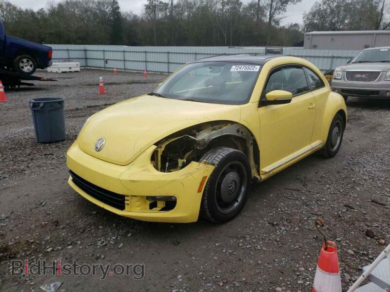 2012 Volkswagen BEETLE (VIN 3VWJX7AT2CM651923) — фото 1 из 12, Copart, повреждение: передняя часть