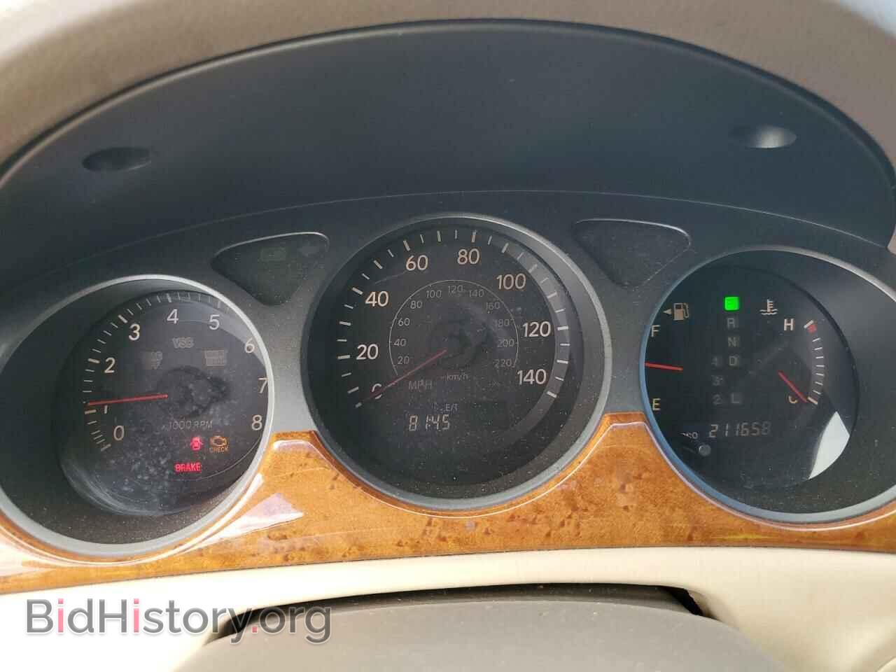 2005 LEXUS ES330 - VIN: JTHBA30G655075671 - Фото 9