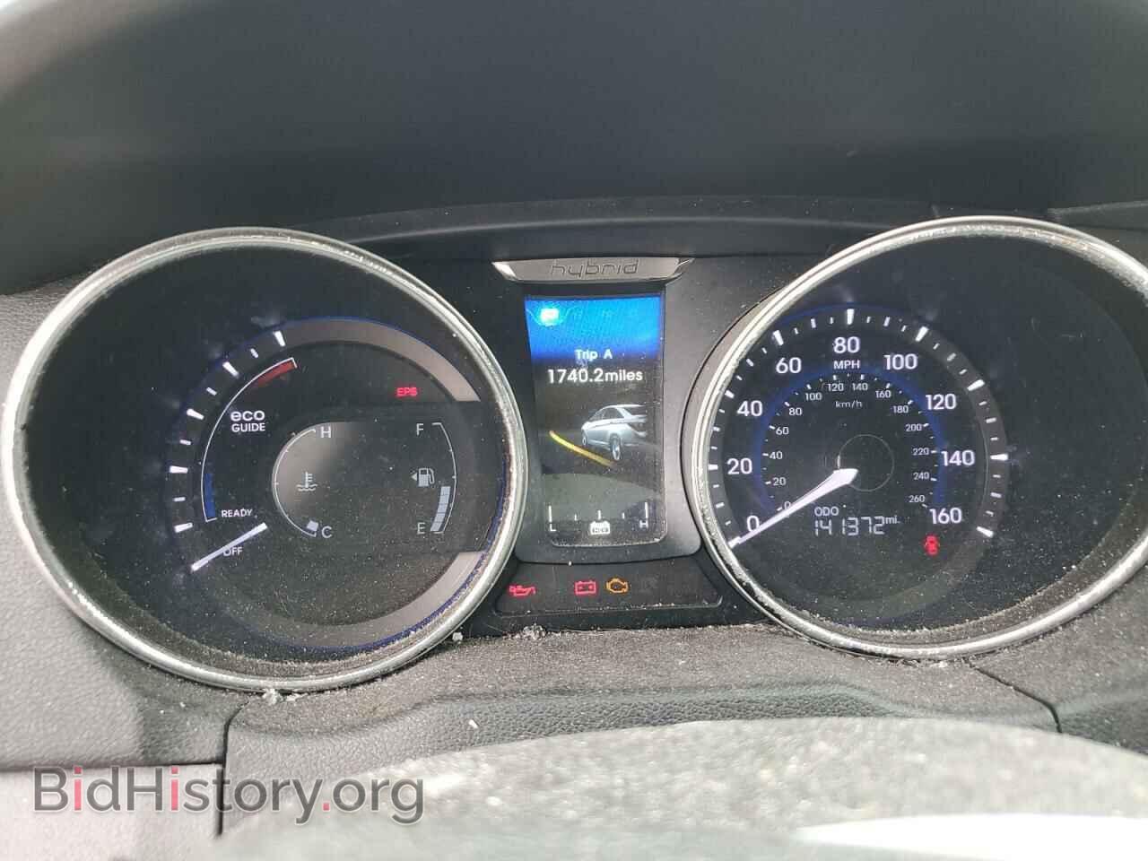 2014 HYUNDAI SONATA - VIN: KMHEC4A48EA104576 - Фото 9
