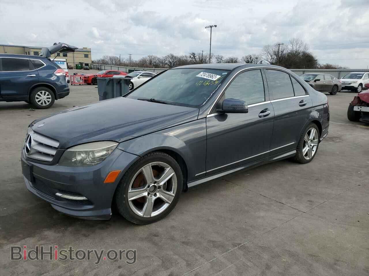 Photo WDDGF5EB2BA421239 - MERCEDES-BENZ C-CLASS 2011