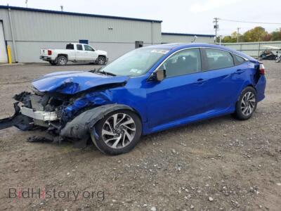 2017 Honda CIVIC EX, синий — VIN 19XFC2F78HE218711, Copart