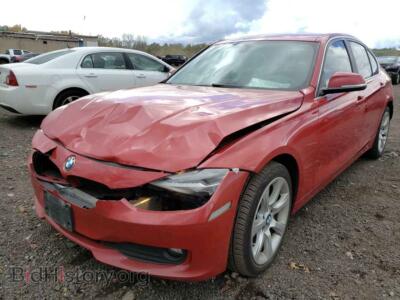 2015 BMW 3 SERIES I xDrive, красный — VIN WBA3C3G55FNT53706, Copart