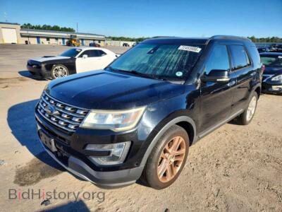2016 Ford EXPLORER Limited, black — VIN 1FM5K8F89GGA09417, Copart