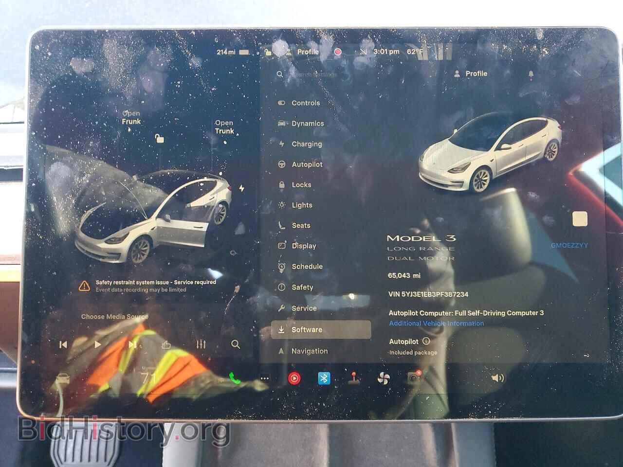 2023 TESLA MODEL 3 - VIN: 5YJ3E1EB3PF387234 - Фото 9