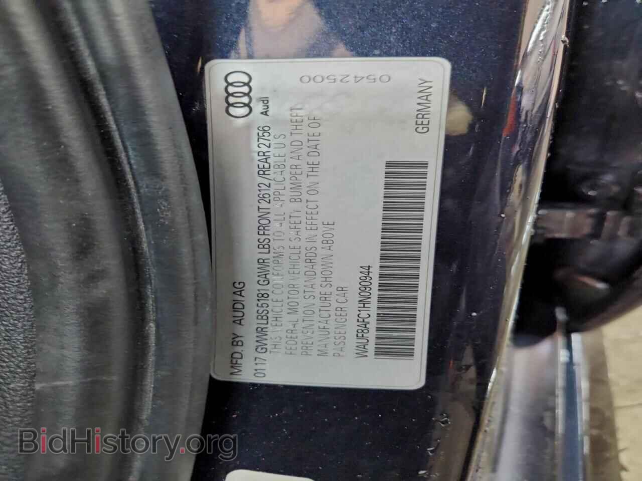 2017 AUDI A6 - VIN: WAUF8AFC1HN090944 - Фото 12