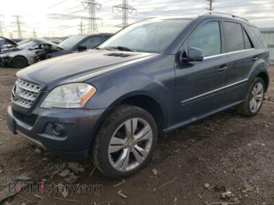 2011 Mercedes-Benz M-CLASS ML 350 4MA, gray — VIN 4JGBB8GB2BA637800, Copart