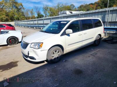 2013 Chrysler MINIVAN Touring, white — VIN 2C4RC1BG7DR525616, Copart