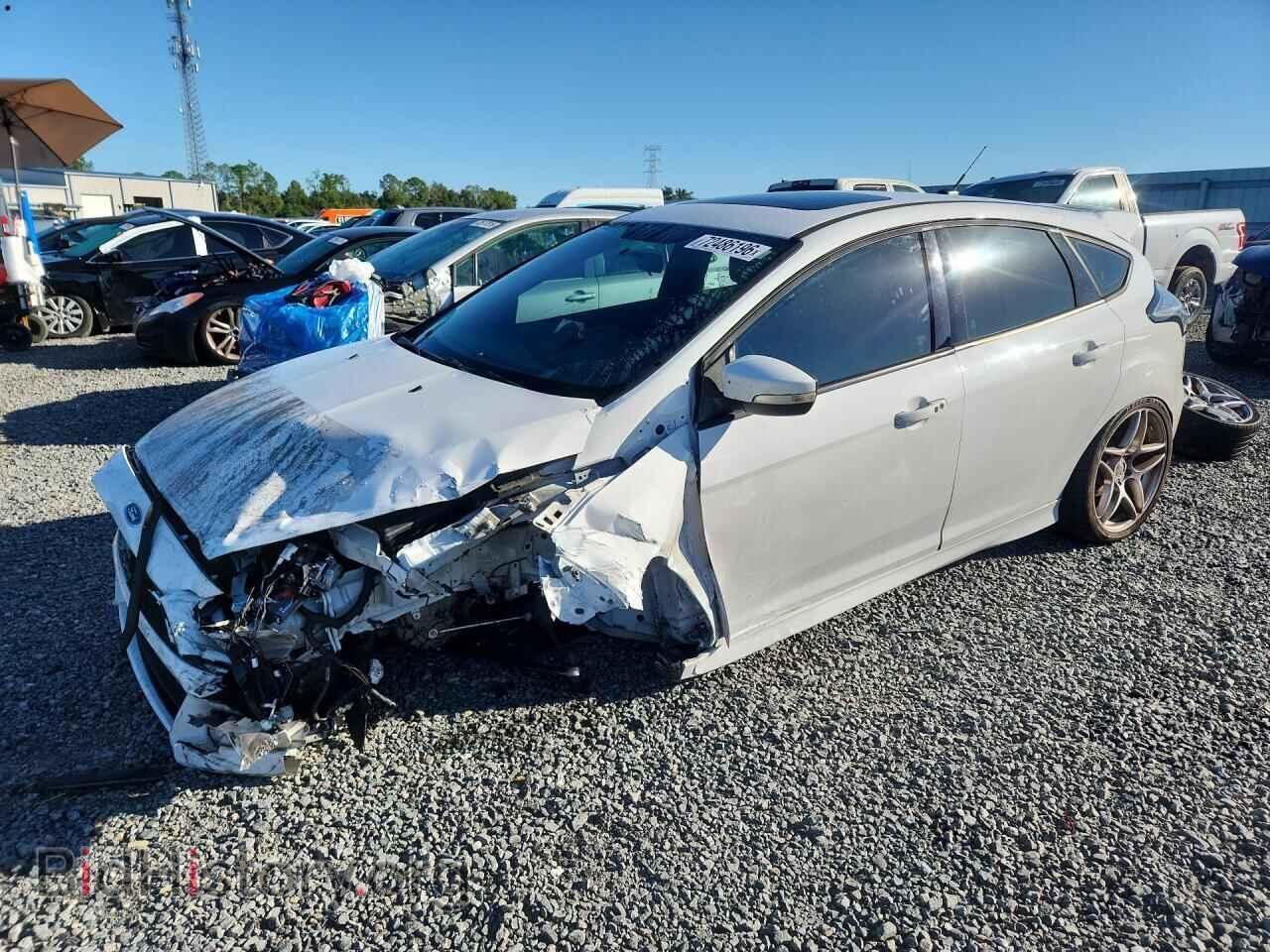 2018 Ford FOCUS ST (VIN 1FADP3L93JL245597) — фото 1 из 13, Copart, повреждение: передняя часть