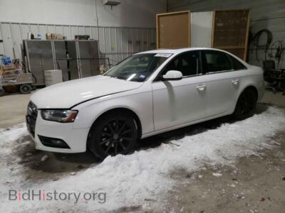 2013 Audi A4 A4 Premium, белый — VIN WAUFFAFL9DN006806, Copart