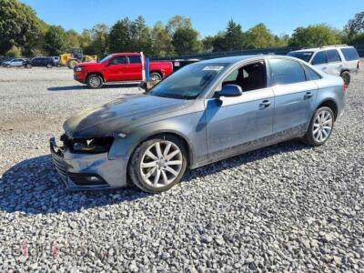 2013 Audi A4 Premium Plus, gray — VIN WAUFFAFL9DN026800, Copart