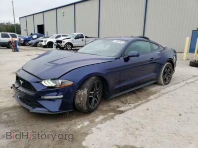 2020 Ford MUSTANG, blue — VIN 1FA6P8TH1L5151755, Copart