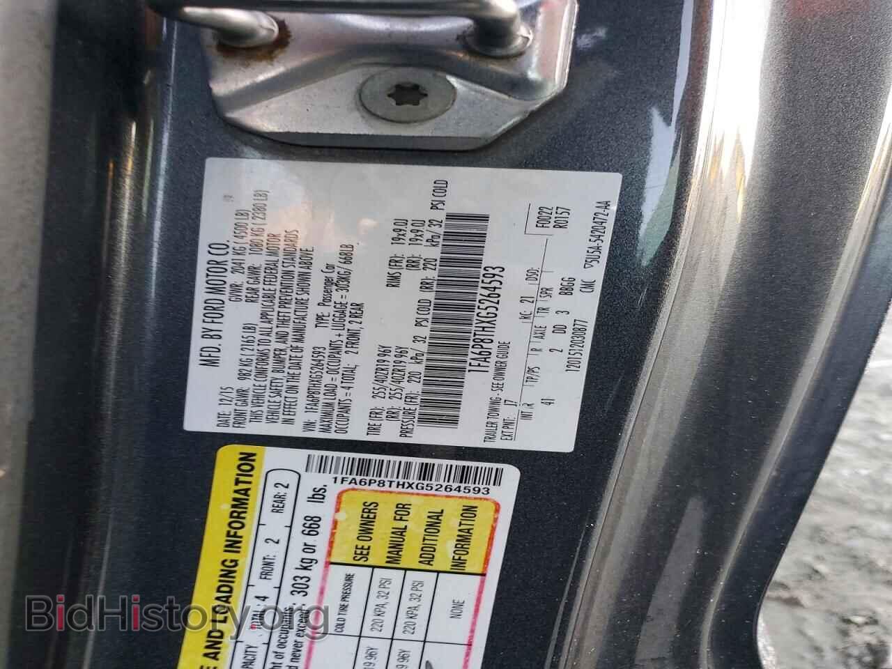 2016 FORD ALL Models - VIN: 1FA6P8THXG5264593 - Photo 13