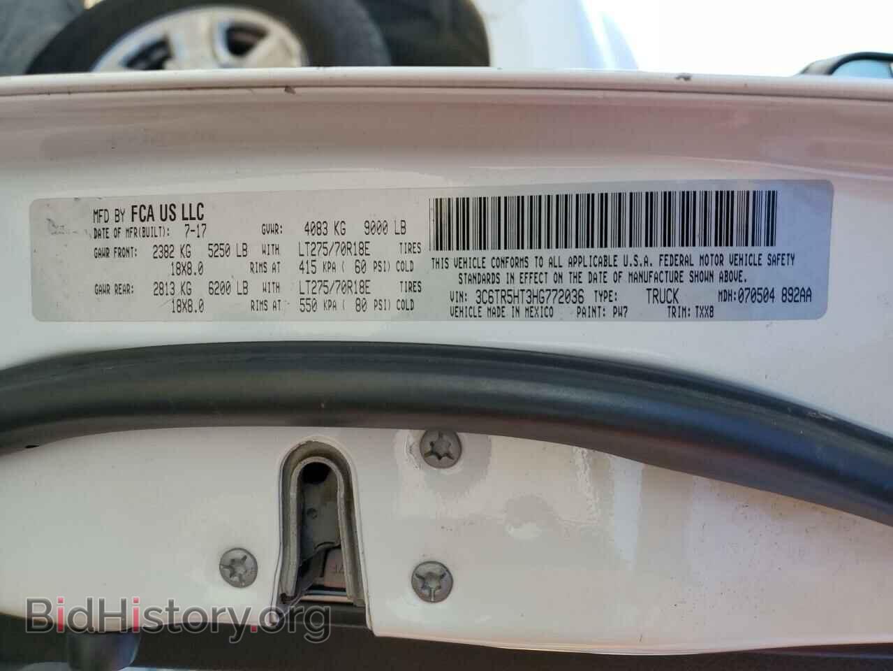 2017 RAM All Models - VIN: 3C6TR5HT3HG772036 - Фото 12