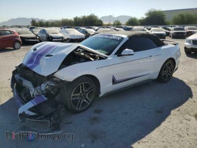 2018 Ford ALL MODELS Mustang, white — VIN 1FATP8UH3J5154994, Copart