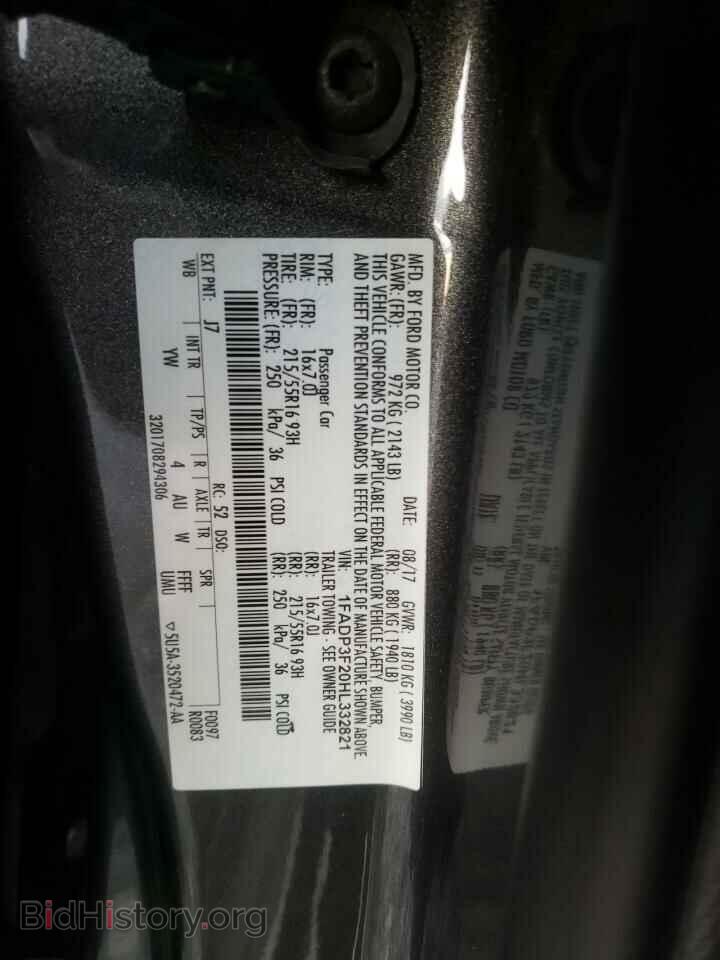 2017 FORD FOCUS - VIN: 1FADP3F20HL332821 - Фото 13