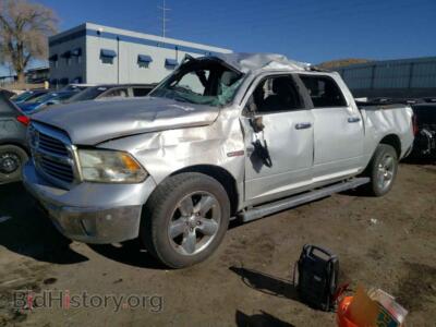 2015 RAM 1500 1500 SLT, silver — VIN 1C6RR7LMXFS550864, Copart
