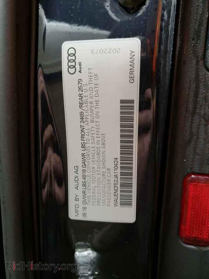 2018 AUDI A5 - VIN: WAUENCF52JA110424 - Фото 13