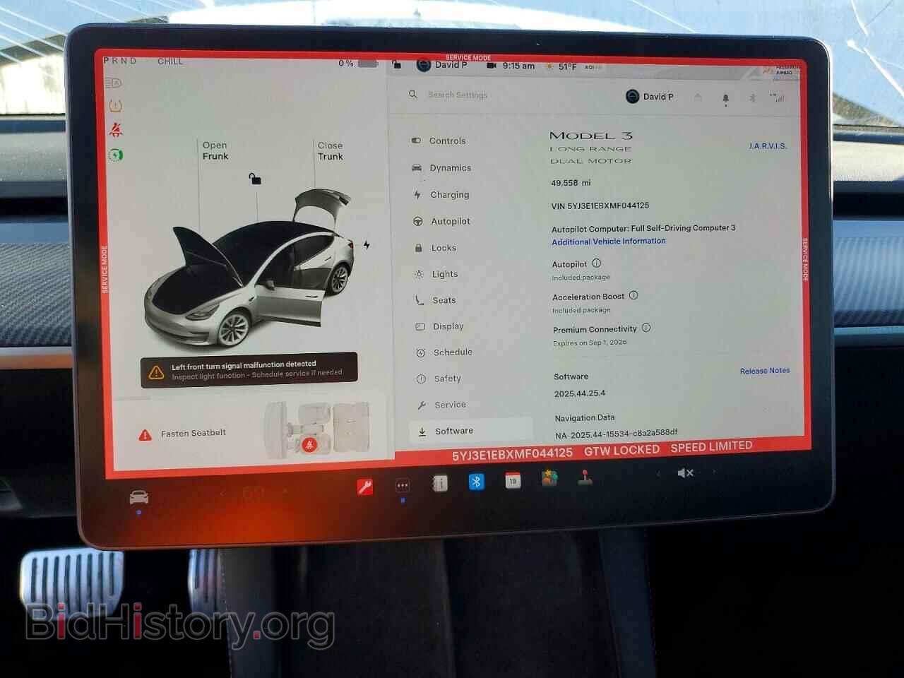 2021 TESLA MODEL 3 - VIN: 5YJ3E1EBXMF044125 - Фото 9