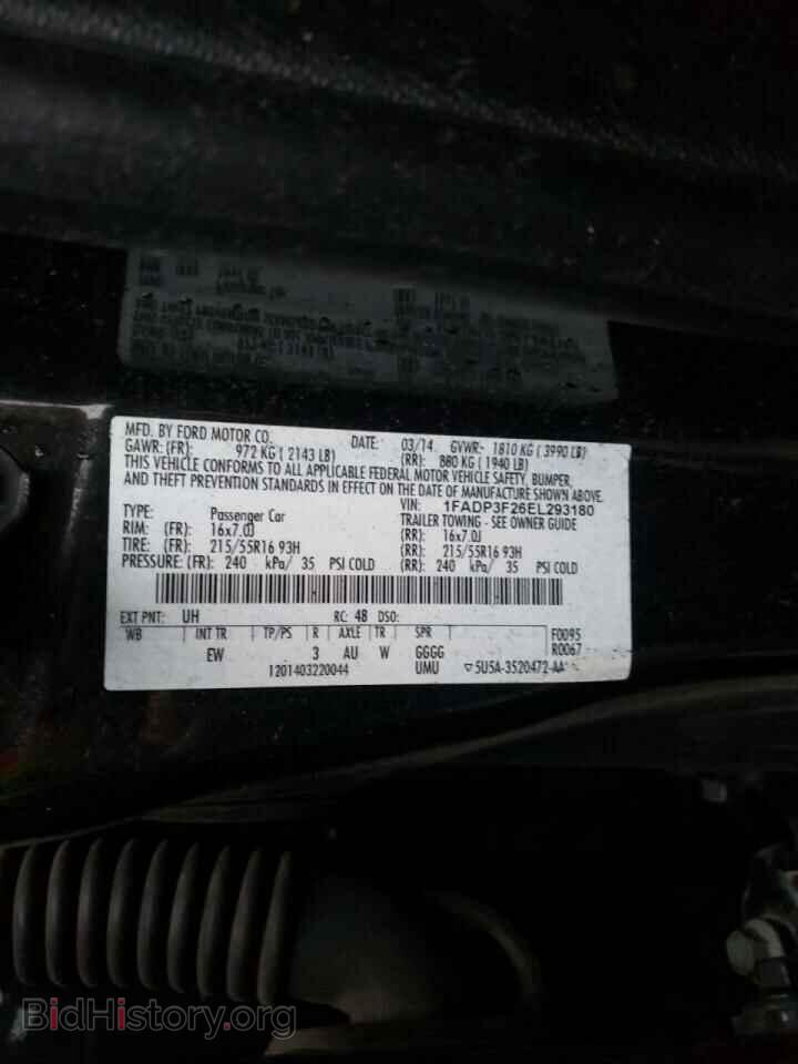 2014 FORD FOCUS - VIN: 1FADP3F26EL293180 - Фото 12