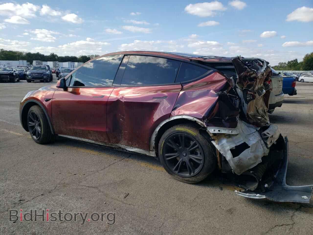 2022 TESLA MODEL Y - VIN: 7SAYGAEE6NF309797 - Фото 2