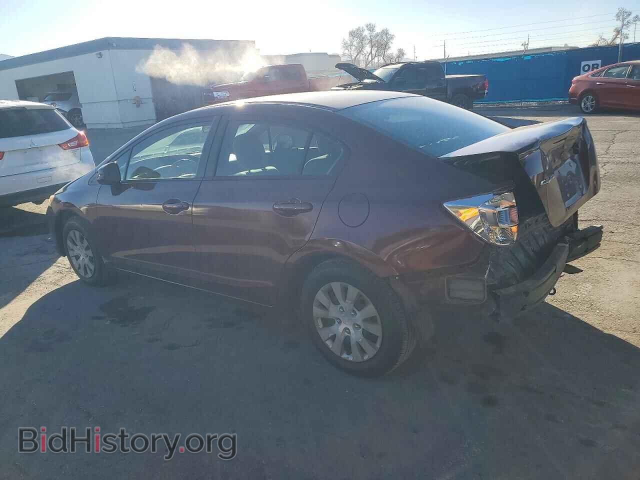 2012 HONDA CIVIC - VIN: 2HGFB2F56CH596428 - Фото 2