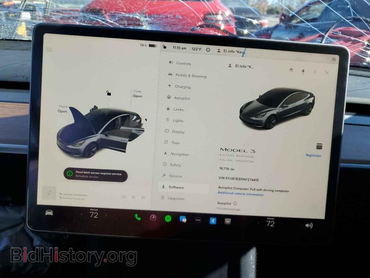 2022 TESLA MODEL 3 - VIN: 5YJ3E1EB5NF274415 - Photo 9