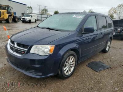 2013 Dodge CARAVAN SXT, blue — VIN 2C4RDGCG1DR572025, Copart