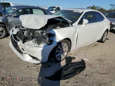 2015 Lexus IS IS 250, white — VIN JTHBF1D26F5047519, Copart