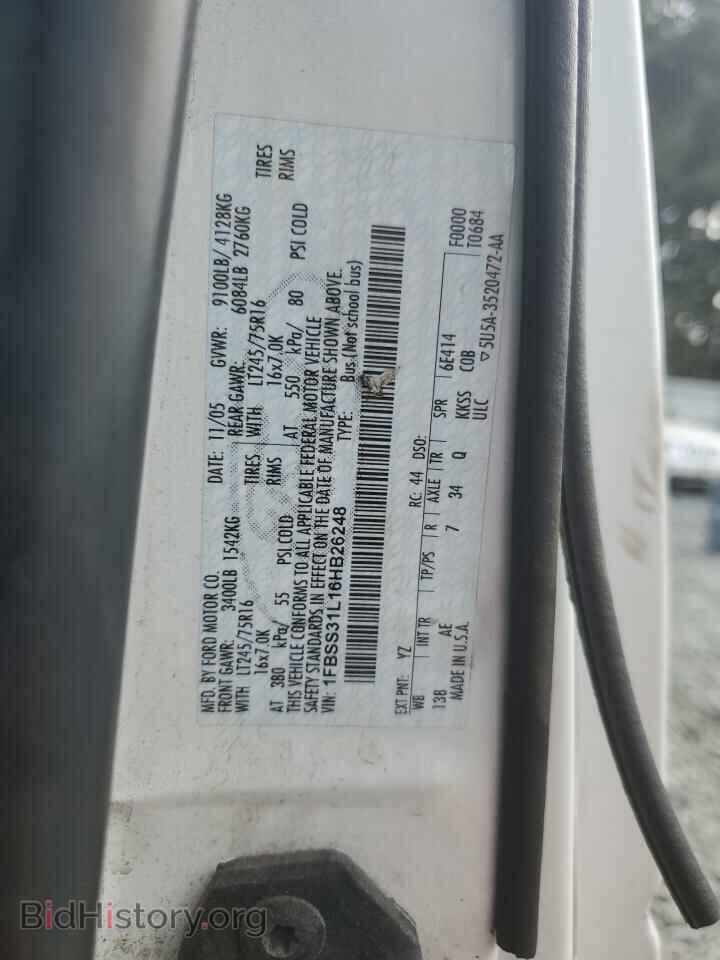 2006 FORD ALL Models - VIN: 1FBSS31L16HB26248 - Фото 13