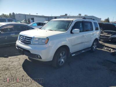 2013 Honda PILOT Pilot Tour, white — VIN 5FNYF4H94DB020013, Copart